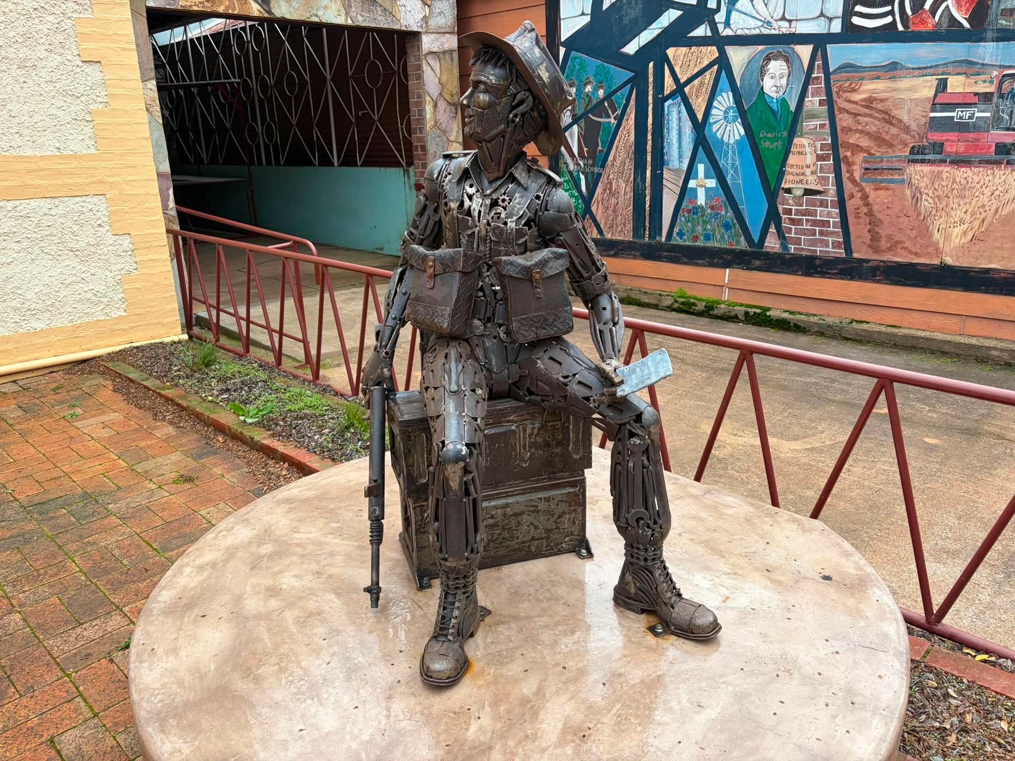 Ardlethan ANZAC Soldier statue at the memorial precinct